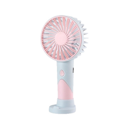 Mini ventilador portátil de color macarron con base, carga usb, pequeño ventilador de escritorio portátil regalo de verano image 6