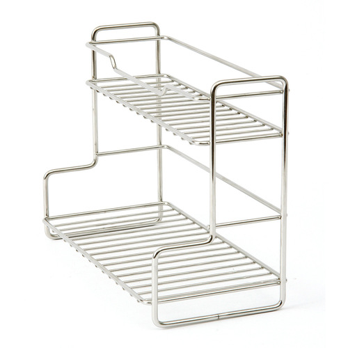 Stainless steel bathroom storage rack without punching bathroom storage rack multifunctional bedroom kitchen desktop storage rack