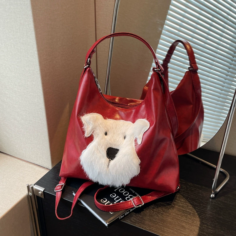 Design capacious backpack, trend of season, for students