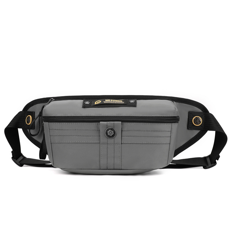 WEPOWER nuevo tipo de bolso de cintura para hombres, bolso de ocio al aire libre, bolso de hombro inclinado, bolso de cintura a prueba de rociadores