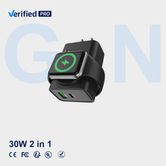 Tongketai クロスボーダー スリーインワン携帯電話時計ワイヤレス充電ヘッド Apple Watch 30W 充電器に適しています