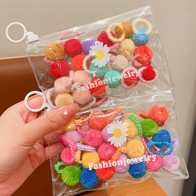 La cuerda linda del pelo del cordón de la Bola de Pelo del caramelo de las muchachas de la banda del pelo de los niños no lastima los accesorios del pelo de la niña del pelo