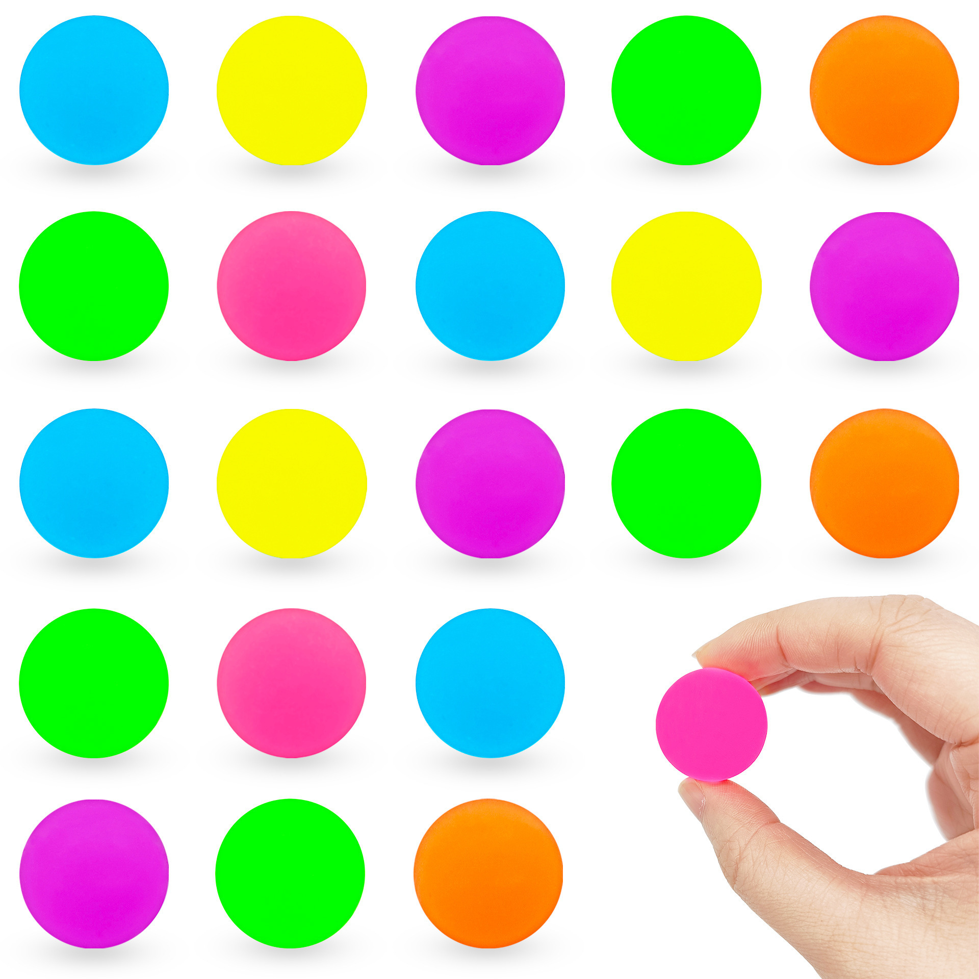 No. 27 Rubber Elastic Ball Solid Rubber Ball Bouncing Ball Gashapon Machine Bouncing Ball Solid Heart Beat Ball Manufacturer Wholesale