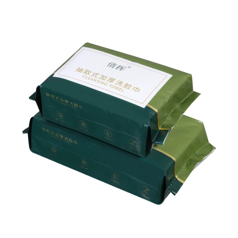 Одноразовые салфетки для очищения лица, бытовые салфетки для очищения лица, салфетки для лица, салфетки для очищения лица двойного назначения (сухие и влажные)