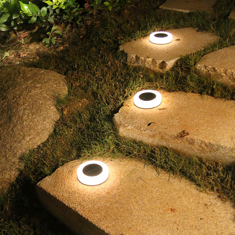 Solar lawn underground lamp outdoor waterproof courtyard garden layout villa staircase landscape atmosphere decorative floor lamp