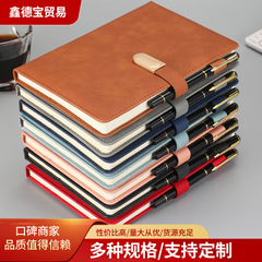 メーカーシンプル小清新円ボタンa5厚手ノートファッションビジネス学生賞品手帳卸売り