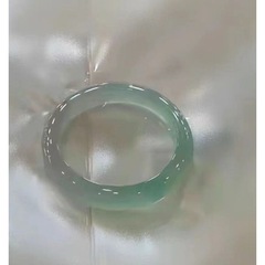 ミャンマーの氷種の晴水の花の翡翠のブレスレットミャンマーの翡翠は玉の円の腕輪の子供の貴妃の腕輪を処理します。