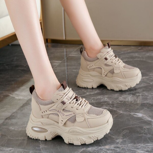 Autumn casual breathable soft heel