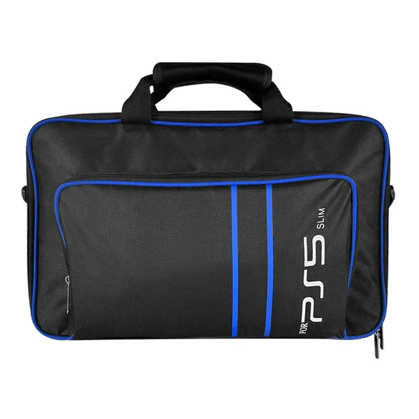 PS5 SLIM Classic Blue Border with LOGO