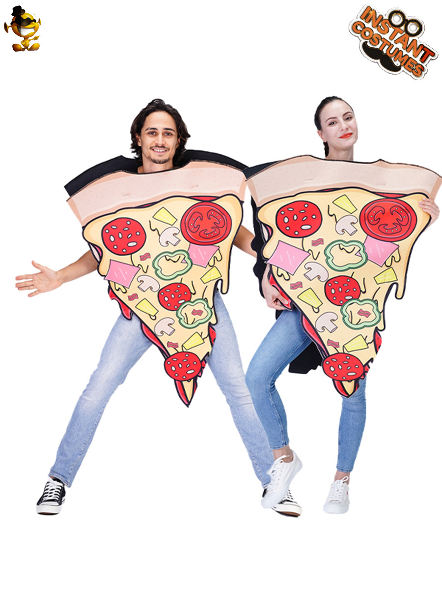 Fiesta de Carnaval traje Halloween pizza hamburguesa comida ropa Cosplay misma para hombres y mujeres image 1