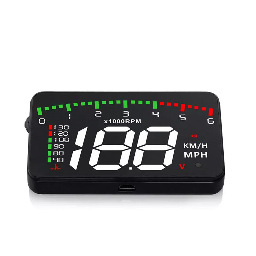 Hud Car Head-Up Display Displays Speed, Rpm, Water Temperature, and Voltage with 4 Practical Functions A900 Cross-Border