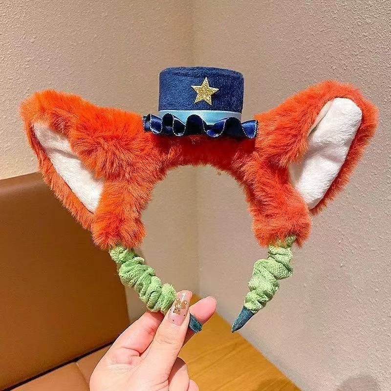 Police cat nick headband