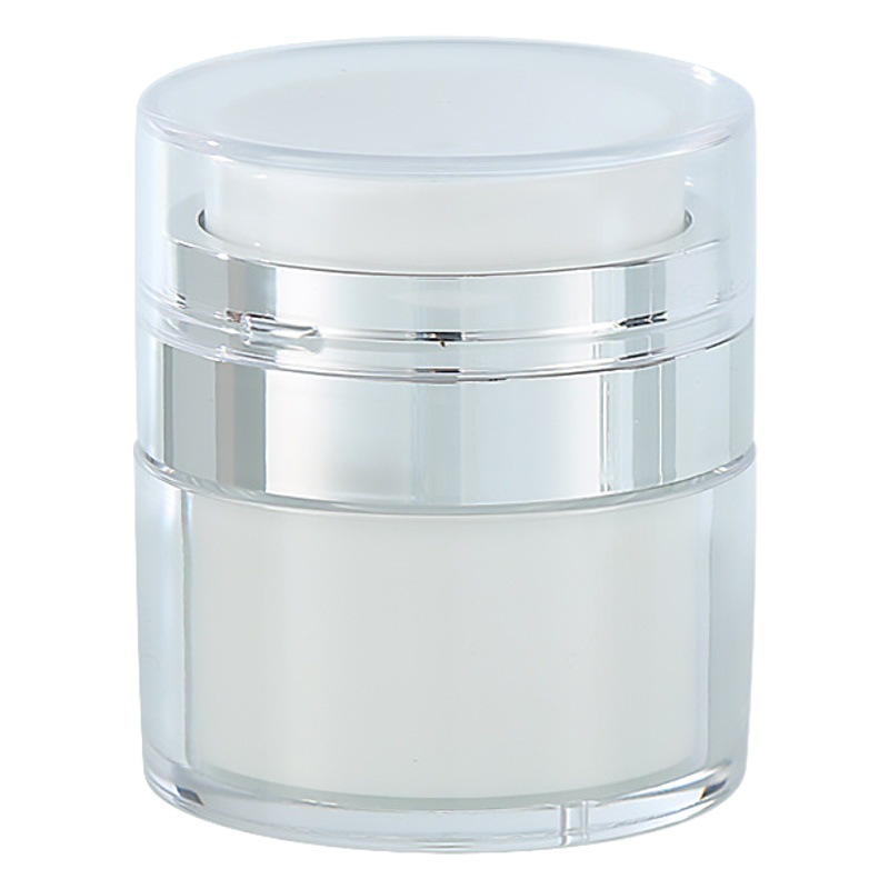 15ml30g50ml botella de crema de vacío acrílico envase cosmético caja de crema facial tipo prensa botella de loción de sub-embalaje