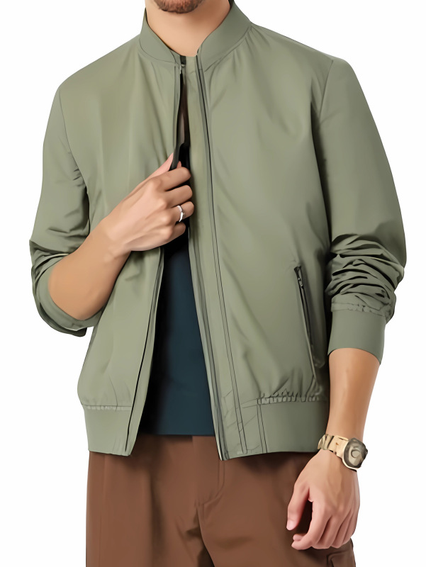 Men's Lightweight Windbreaker Waterproof Raincoat Men's Jacket Outdoor Softshell Jacket Men's Thin Single-Layer Softshell Jacket
