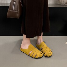 ���ű�֯��ͷ����ЬŮ��2026�¿��⴩һ�ŵ������и�������Ь