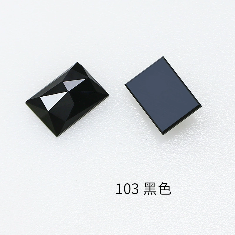 Dongzhou кристалл 14×10 мм без отверстия, прямоугольный цвет, супер яркий, посеребренная плоская основа, кадр K9 кристаллы для одежды, diy аксессуары