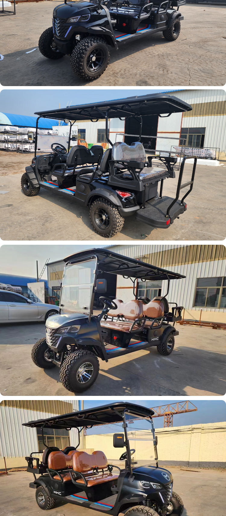 Manufacturer's new electric sightseeing bus scenic spot tour golf cart building house viewing ferry security patrol car