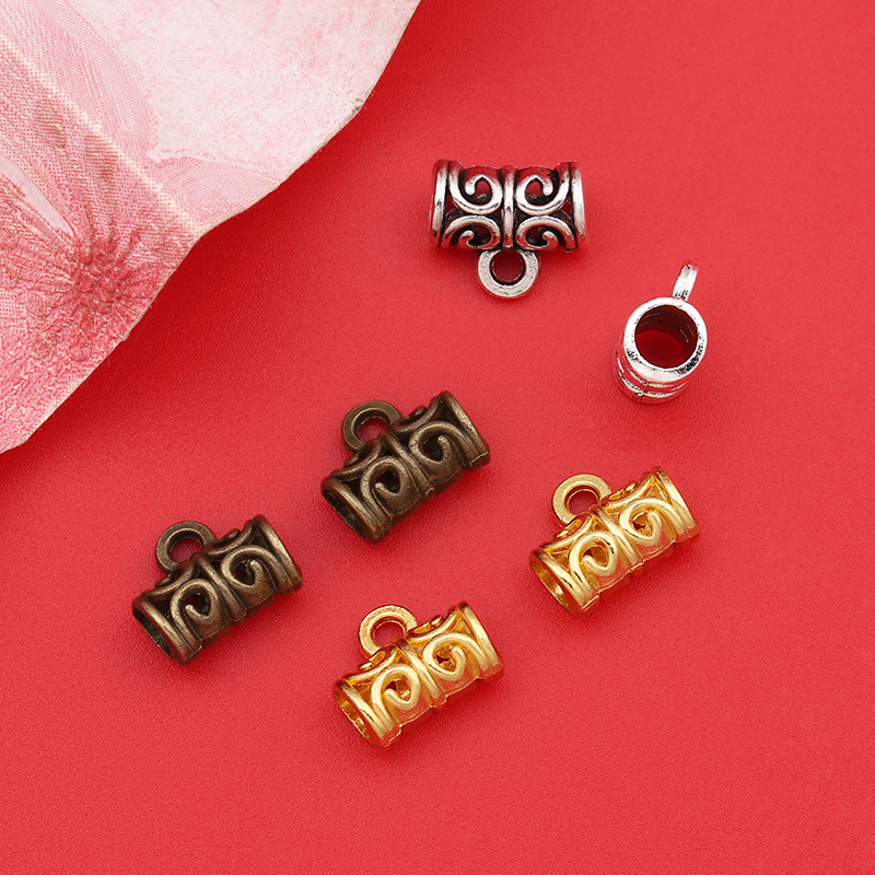 ZN3-2 ahueca hacia fuera tee medio DIY aleación de zinc accesorios de joyería suéter cadena pulsera clavícula cadena colgante fábrica al por mayor