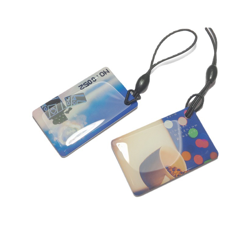 厂家直销智能门锁卡复旦M1滴胶卡cpu感应卡NFC芯片版面智能门禁卡