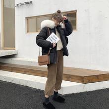 羽绒棉服女气质女装2021冬季新款韩版面包服棉袄宽松加厚棉衣外套