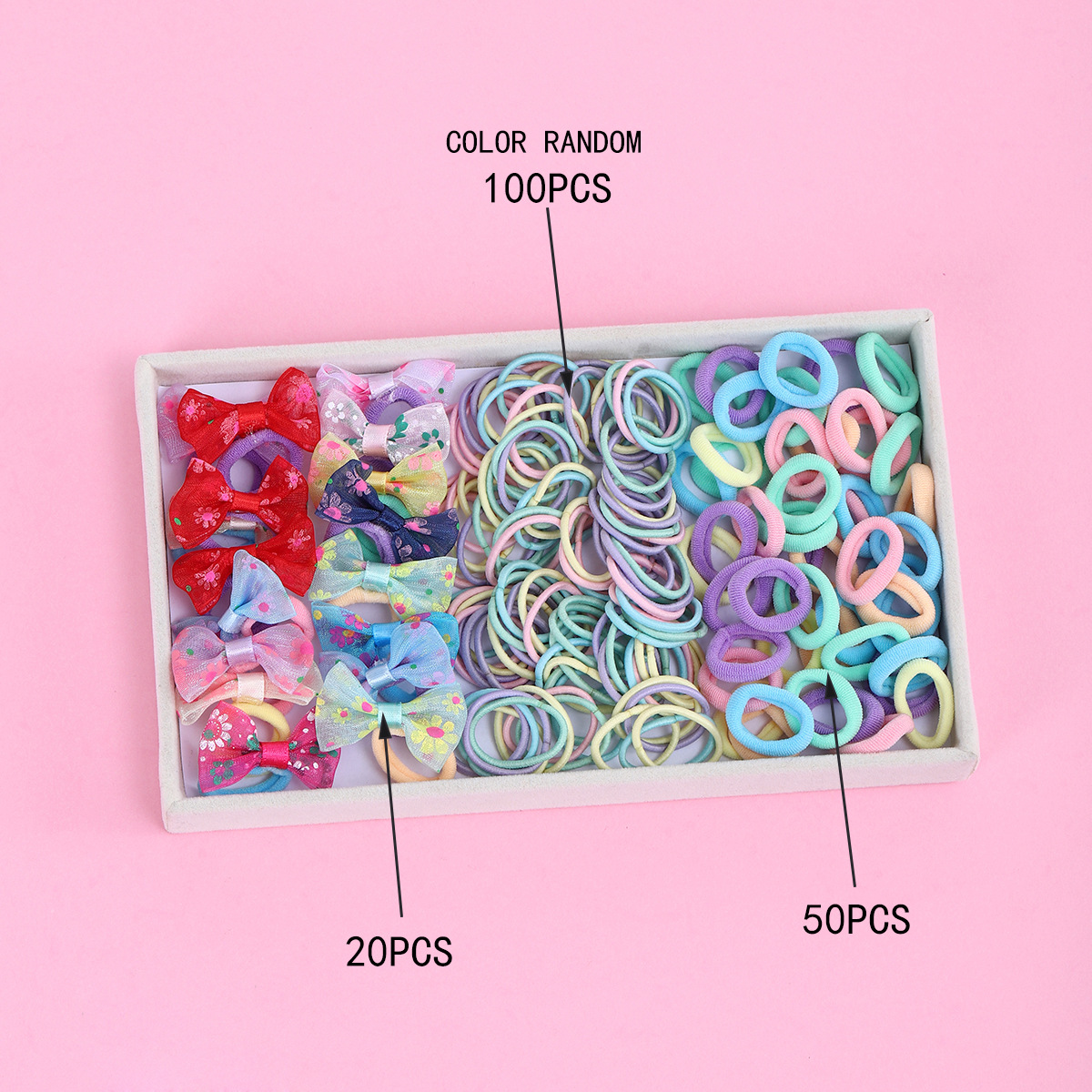 Joyas infantiles nuevas tarjetas de cabello princesa cabello cuerda de cabello bebé caja de regalo para niñas clip de borde coreano conjunto de joyería para el cabello