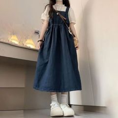 サスペンダースーツドレス