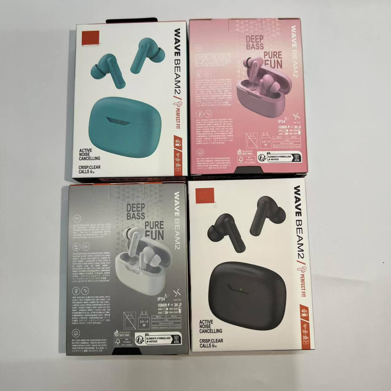 国境を越えた新型wave beam2tws真無線bluetoothイヤホン小晶豆運動重低音入耳式イヤホン|undefined