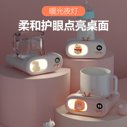 New cute pet warm coaster constant temperature coaster usb office home smart heating thermal pad gift wholesale