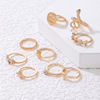 Metal ring, golden set, accessory, Aliexpress, wish, European style