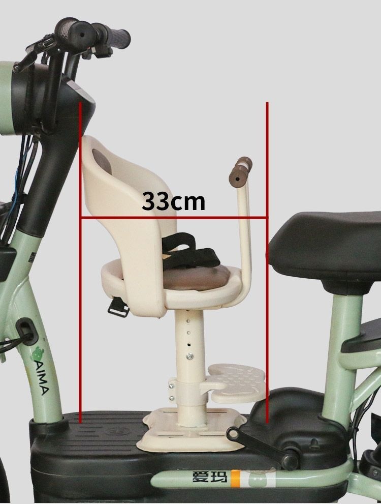 Electric vehicle front seat, child seat, electric scooter baby seat, motorcycle baby child stool