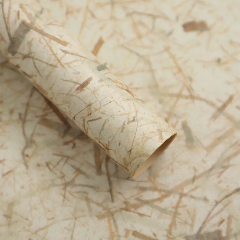 Huaxi hoja rasgada vena papel de pétalo papel de embalaje de flores ramo de bricolaje hecho a mano floristería material de embalaje de flores al por mayor image 10