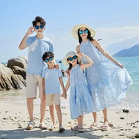 DM2404 Yuehai Yuebei 2024 новый родит и ребенок одеваются три женщины женская пляжная юбка для отдыха на пляже