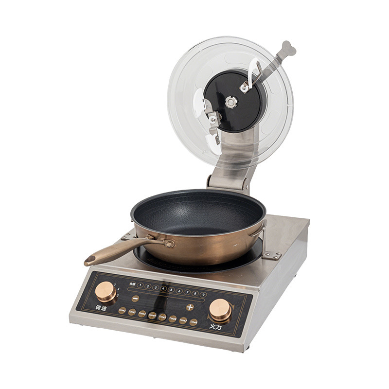 Máquina de cocina comercial, máquina de cocina para cocina, máquina inteligente grande para freír arroz, máquina de cocina automática para catering y comedores image 6