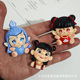 Large Resin DIY Accessories Cartoon Nezha Character Series Car Cream Gel Phone Case Patch Refrigerator Sticker Hair Accessories