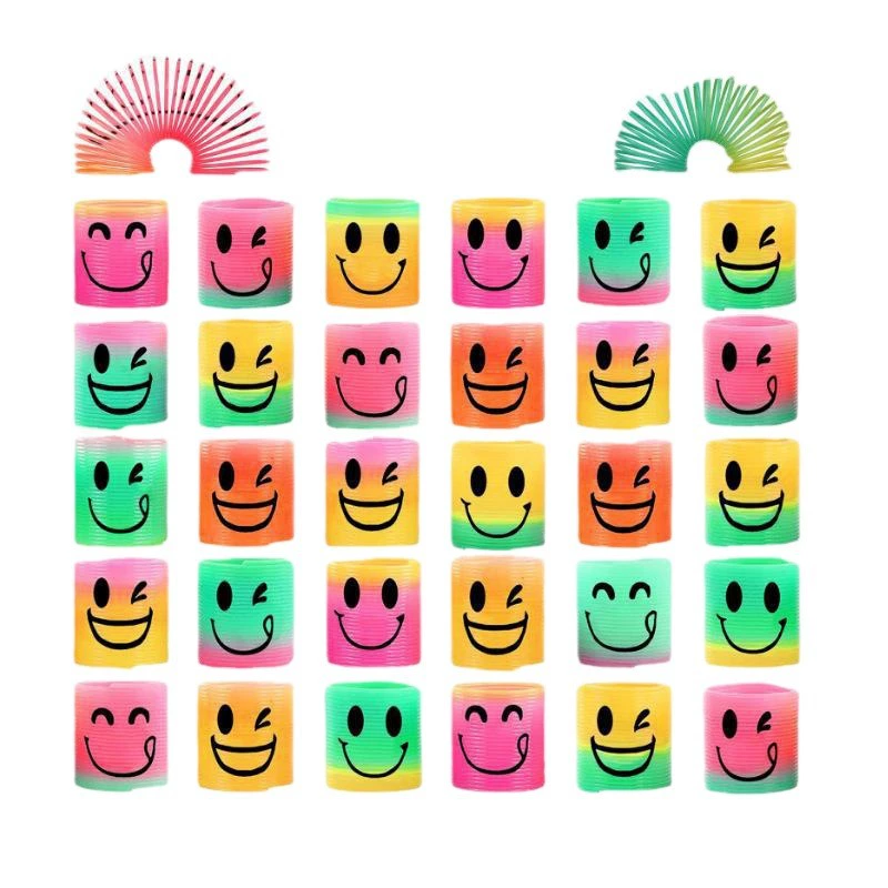 Маленький Slinky, телескопическое магическое эластичное кольцо, игрушка для детского сада, 3.2×3.5 см