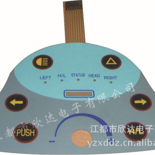 厂家专业供应各类规格，型号，材质的仪器仪表薄膜开关,薄膜面板