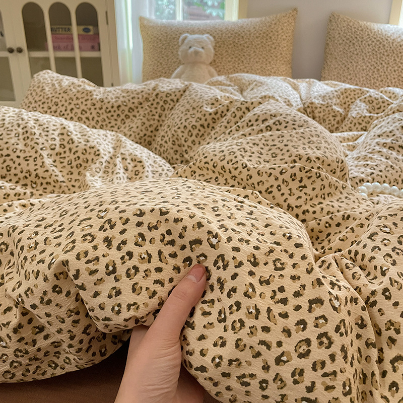 작은 표범 무늬 [부드럽고 피부 친화적이며 밀착되고 편안함]