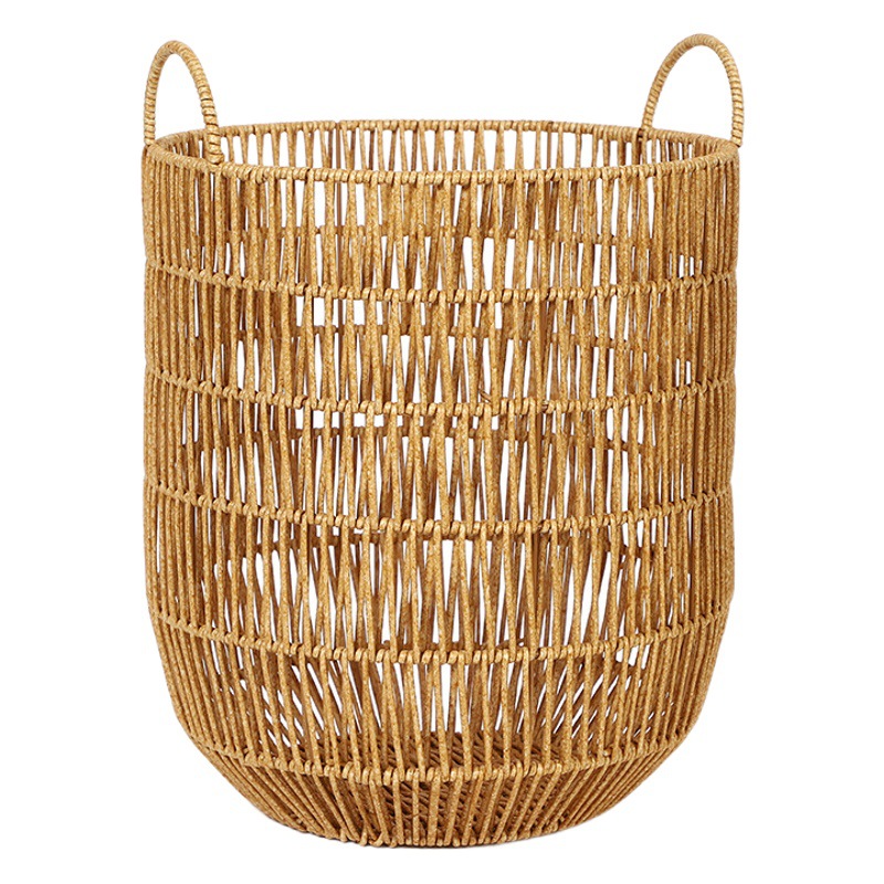 Canasta de lavandería canasta de ropa canasta de almacenamiento ropa doméstica canasta de ropa imitación canasta de ratán canasta de lavandería almacenamiento artefacto