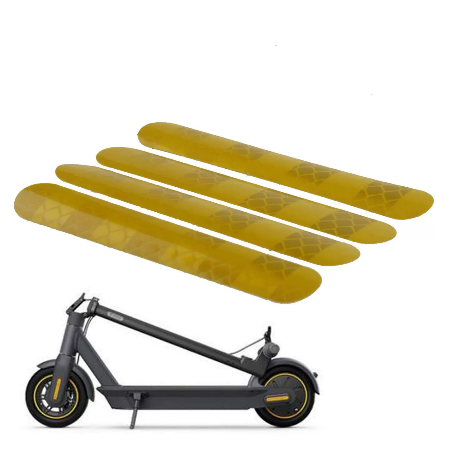 Наклейки для электросамоката №9 MAX G30: безопасная езда, светоотражающие, для тюнинга