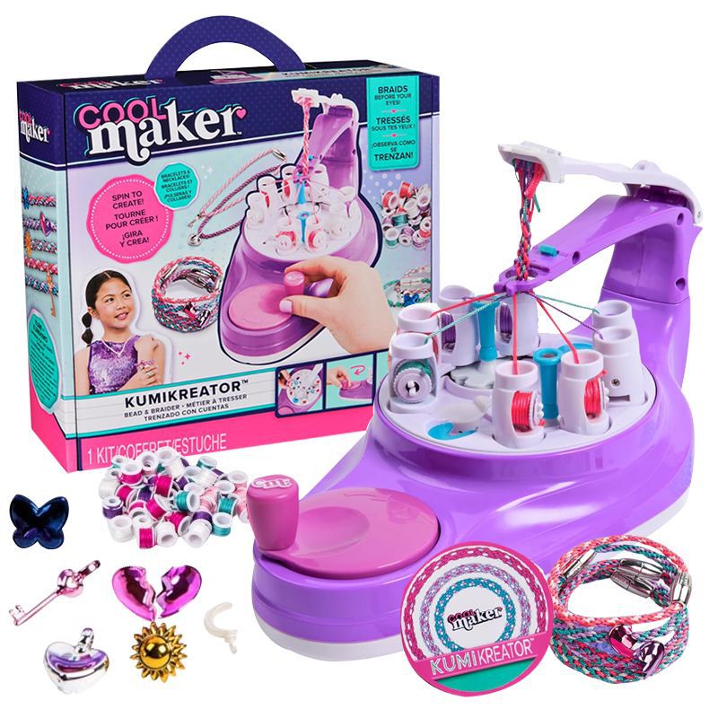 Spot Spinmaster Cool Fan String Baby Bracelet Maker Girls DIY Hecho a mano Coleccion de joyas de cuentas image 6