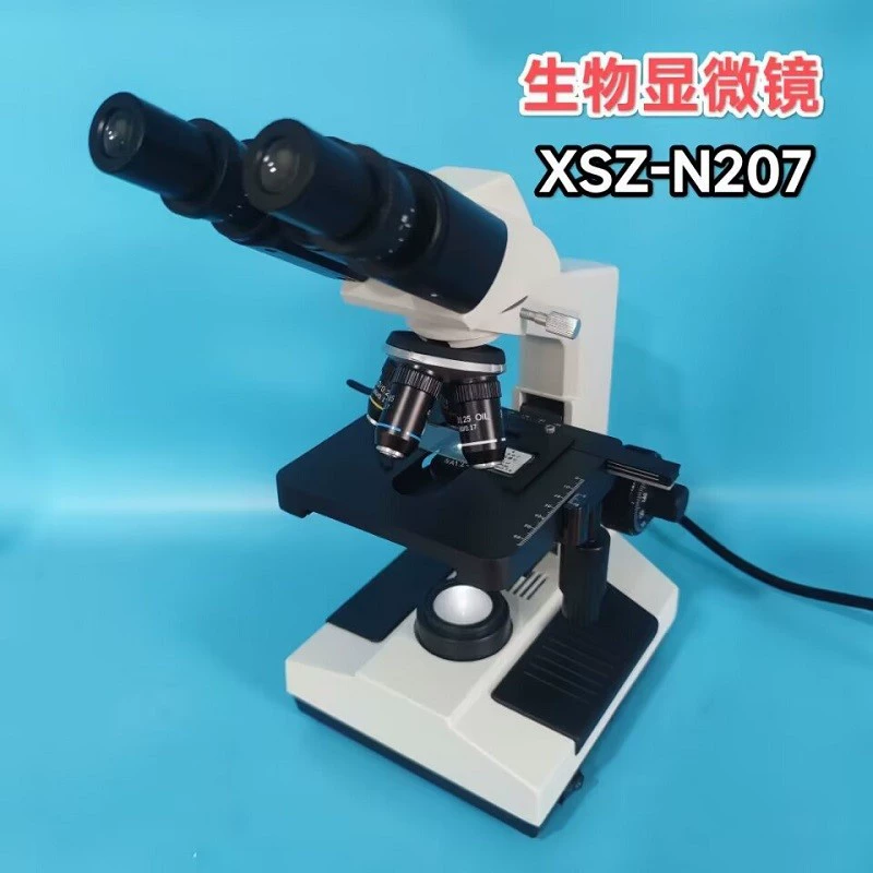 XSZ-N207 бинокулярный биологический микроскоп для больниц, научных исследований, просмотр клещей высокой четкости, разведение яиц, тестирование водных продуктов