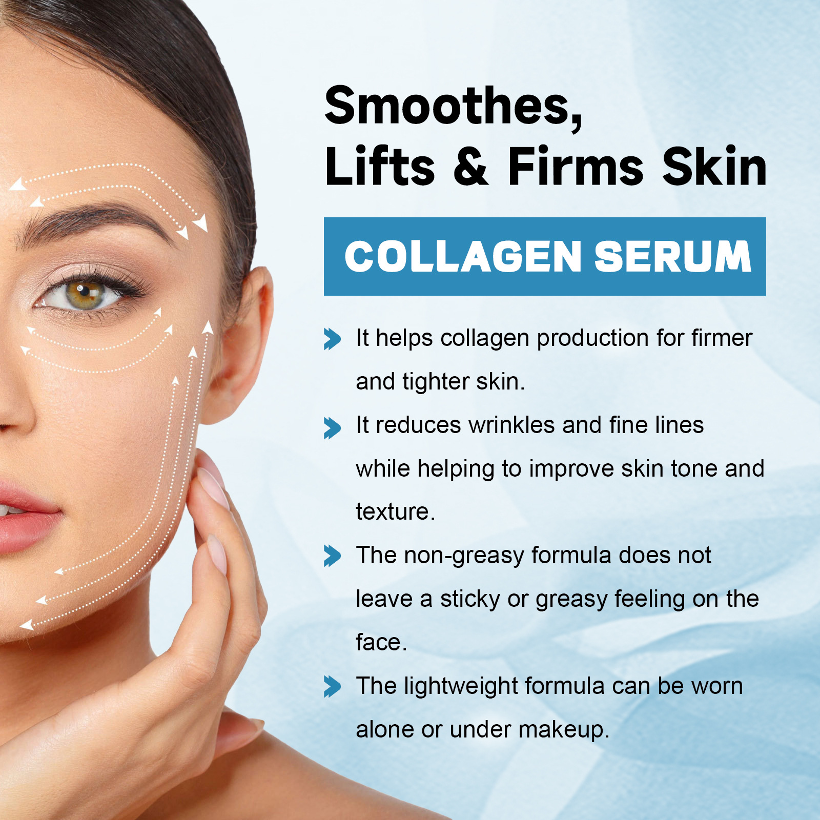 Jayswing antienvelhecimento reafirmante para enfraquecer linhas finas, hidratar, firmar, resistir a rugas, reparar a pele e suavizar a essência_voghion.com