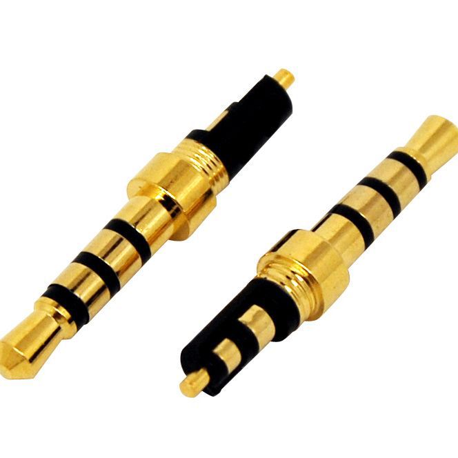 Dc2.5 Level 4, 3.8mm Gold-Plated Car Audio Headphone Dc Plug Electronic Audio Cable, High-Fidelity Audio