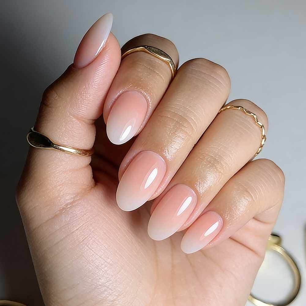 Venta caliente de comercio exterior uñas de uñas cortas transfronterizas en forma de almendra piezas de uñas 30 piezas