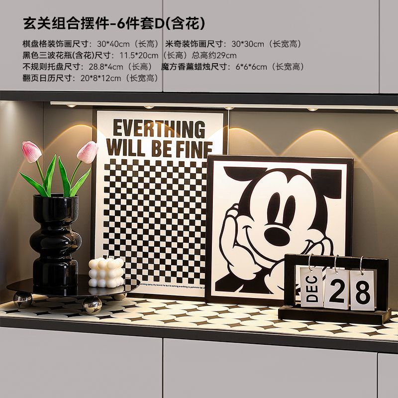 钥匙收纳玄关摆件入户暴力熊置物架客厅电视柜装饰品家居酒柜轻奢|undefined