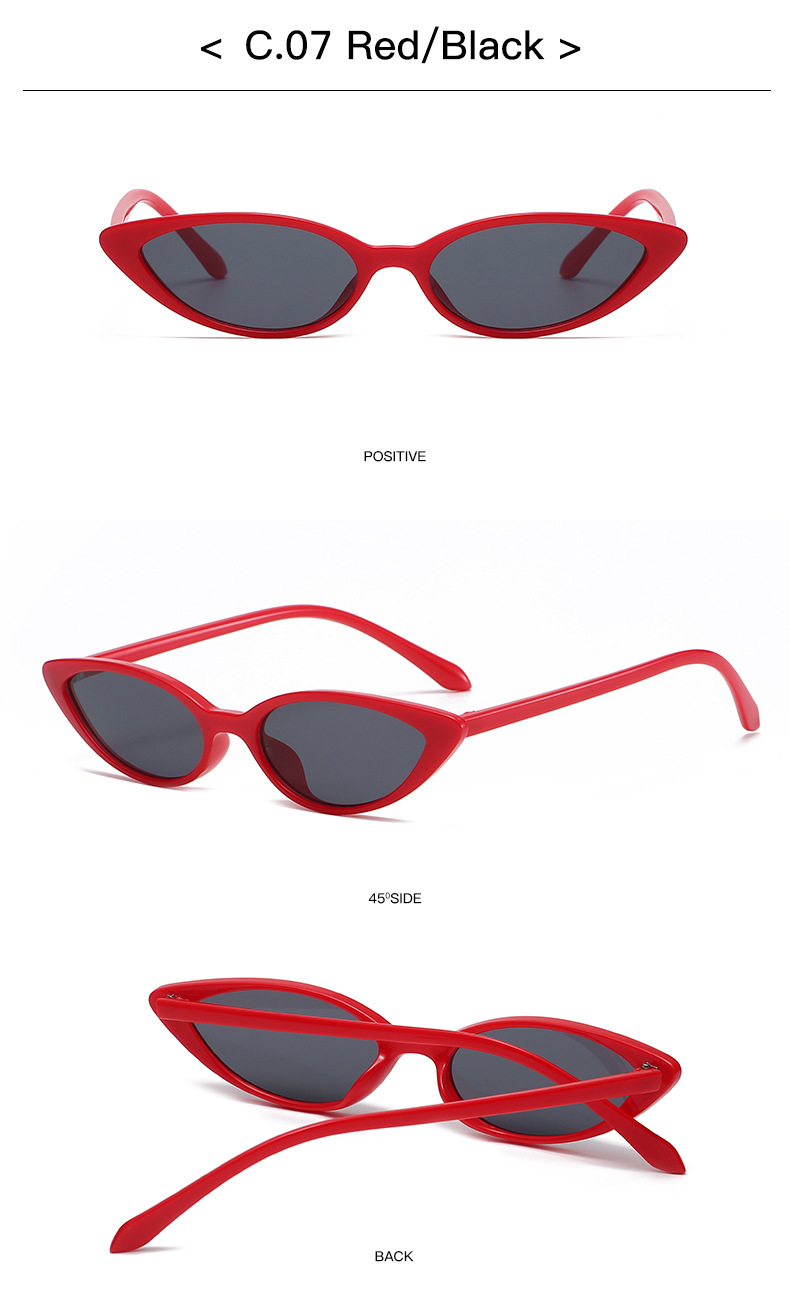 25g Weight Full Frame Glasses Structure Sunglasses Classification Ac, UV400 Protection Lens Material Cat Eye Glasses Style Outdoor, Daily Occasion Solid Color Pattern All Seasons Season Unisex Gender Retro, Simple Style Style Retro Simple Style Solid Color Ac UV400 Protection Cat Eye Full Frame Women's Sunglasses 15