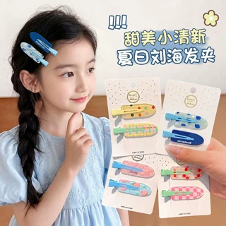 儿童刘海发夹女童前额甜美可爱发卡宝宝侧边夹碎发bb夹小夹子头饰