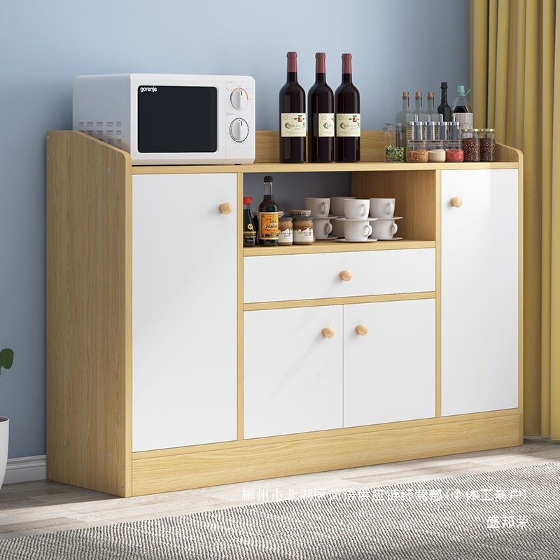Fábrica directa de comedor armario de vinos armario de platos de cocina doméstica moderna simple cocina tablero de té sala de estar contra la pared microondas