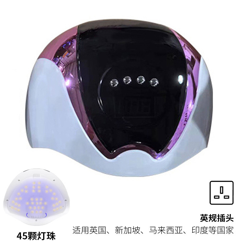 Transfronterizo nueva lámpara de uñas de dos manos UV de uñas lámpara de curado 268W luz de terapia de alta potencia de uñas lámpara de uñas máquina de secado rápido
