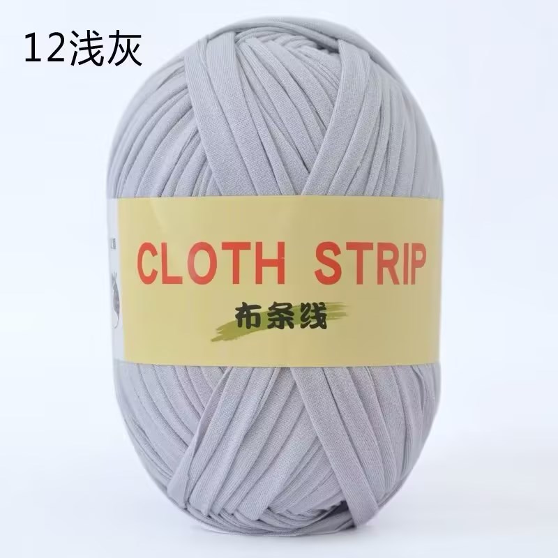 Gran gancho de línea de tela muñeca zapatillas de almacenamiento cesto cojín manta ganchillo DIY material casero tela gruesa trenzado